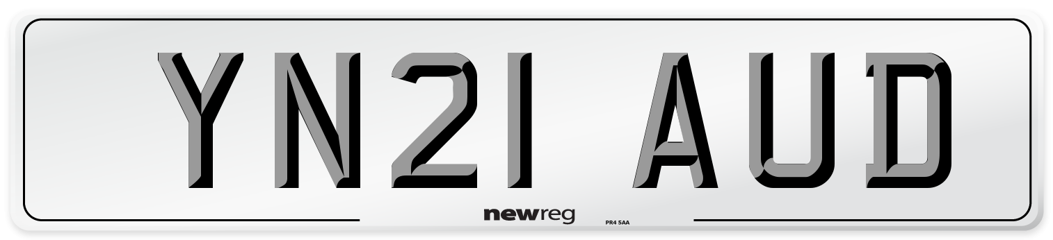 YN21 AUD Number Plate from New Reg
